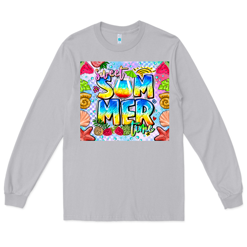 Sweet Summer Time Long Sleeve Tee by CowhideDigitalArt | Teevron