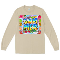 Mushroom Sweet Summer Time Long Sleeve Tee - CowhideDigitalArt
