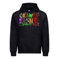 Black crawfish season mardi gras carnival Urban Hoodie - Jasminsmagicworld