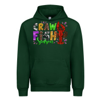 Forest Green crawfish season mardi gras carnival Urban Hoodie - Jasminsmagicworld