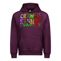 Mauve Wine crawfish season mardi gras carnival Urban Hoodie - Jasminsmagicworld
