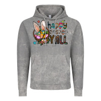 Cloud Rock happy easter y all Vintage Hoodie - CowhideDigitalArt