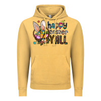 Vintage Mustard happy easter y all Vintage Hoodie - CowhideDigitalArt