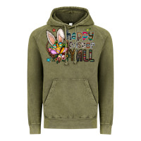 Vintage Olive happy easter y all Vintage Hoodie - CowhideDigitalArt