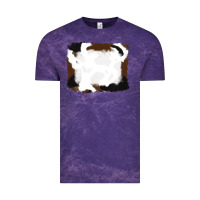 Cloud Purple cowhide frames background Vintage Tee - RanaPortraitStore