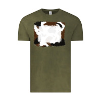 Vintage Olive cowhide frames background Vintage Tee - RanaPortraitStore