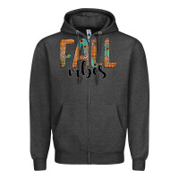 Charcoal Heather fall vibes Zipper Hoodie - JahusDesignShop