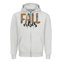 Dove Grey fall vibes Zipper Hoodie - JahusDesignShop