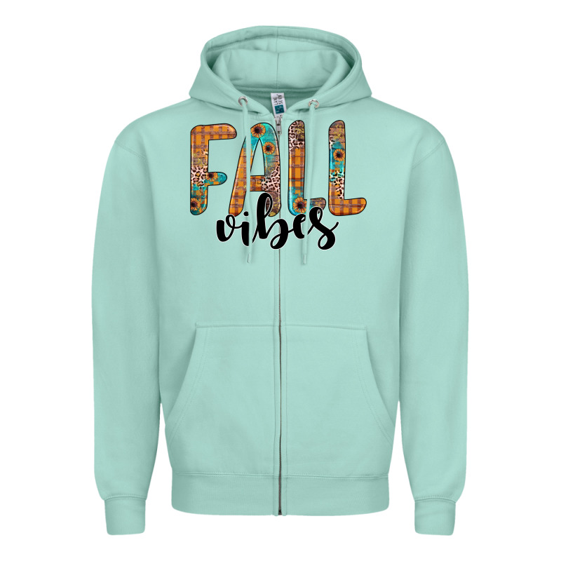 Fall Vibes Zipper Hoodie by JahusDesignShop | Teevron