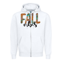 White fall vibes Zipper Hoodie - JahusDesignShop