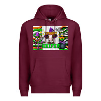 Burgundy Spooky heifer Premium Hoodie - Artiststas