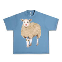 Pebble Blue sheep Urban Heavy Tee - FaDigitalArtStudio