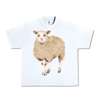 White sheep Urban Heavy Tee - FaDigitalArtStudio