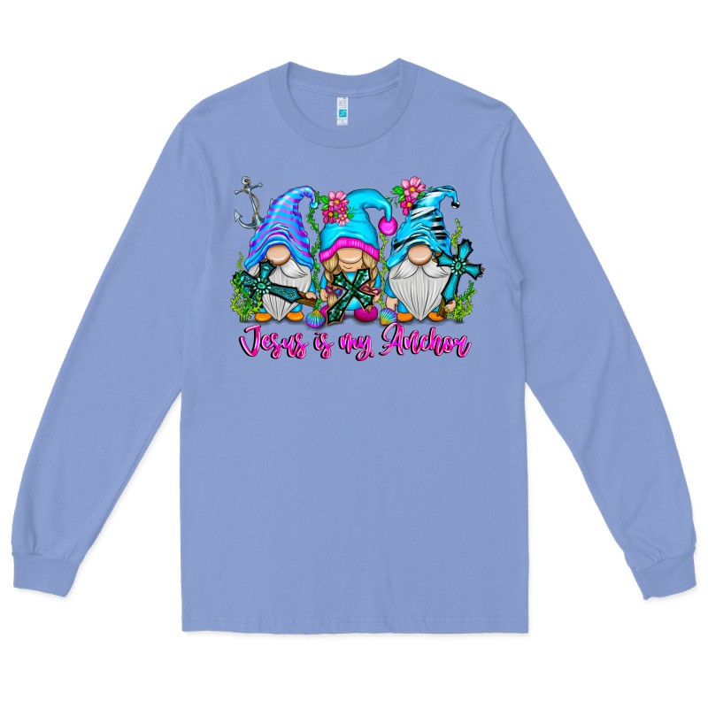 Jesus Is My Anchor Long Sleeve Tee by CowhideDigitalArt | Teevron