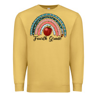 Antique Gold fourth grade rainbow Premium Sweatshirt - RanaPortraitStore