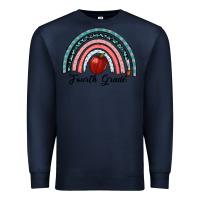Navy fourth grade rainbow Premium Sweatshirt - RanaPortraitStore