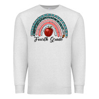 Oatmeal Heather fourth grade rainbow Premium Sweatshirt - RanaPortraitStore