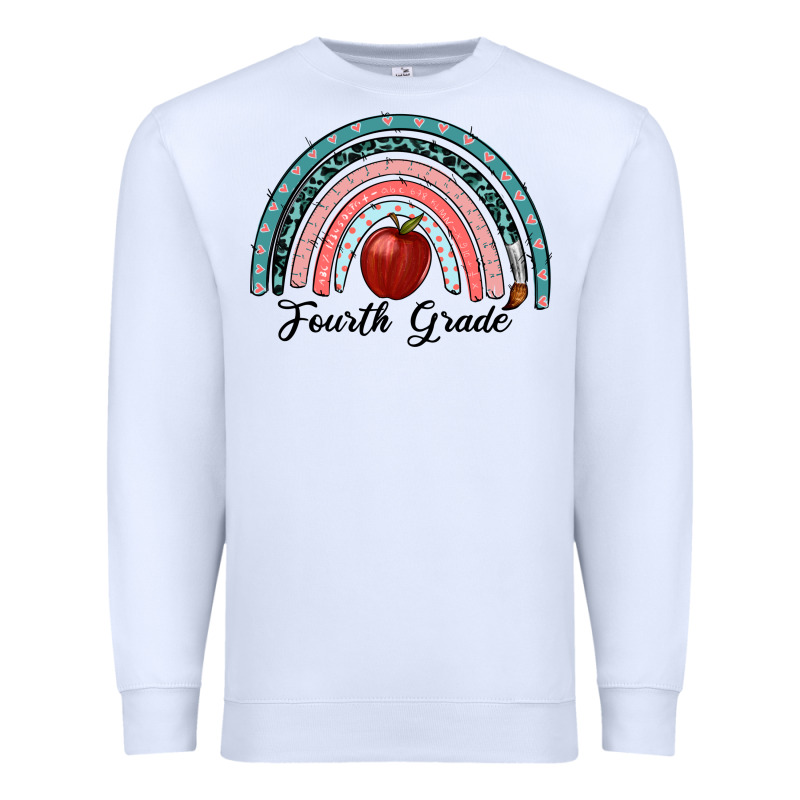Fourth Grade Rainbow Premium Sweatshirt by RanaPortraitStore | Teevron