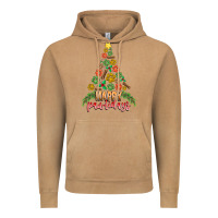 Vintage Camel paw print christmas tree Vintage Hoodie - CowhideDigitalArt