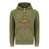 Vintage Olive paw print christmas tree Vintage Hoodie - CowhideDigitalArt