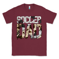 Burgundy no background soccer dad Classic Tee - Jasminsmagicworld
