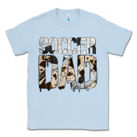 Dusty Blue no background soccer dad Classic Tee - Jasminsmagicworld