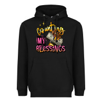 Black counting my blessings afro hands Heavyweight Hoodie - RanaPortraitStore