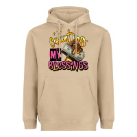 Mushroom counting my blessings afro hands Heavyweight Hoodie - RanaPortraitStore