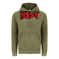 Vintage Olive Hellboy Vintage Hoodie - baoMotion