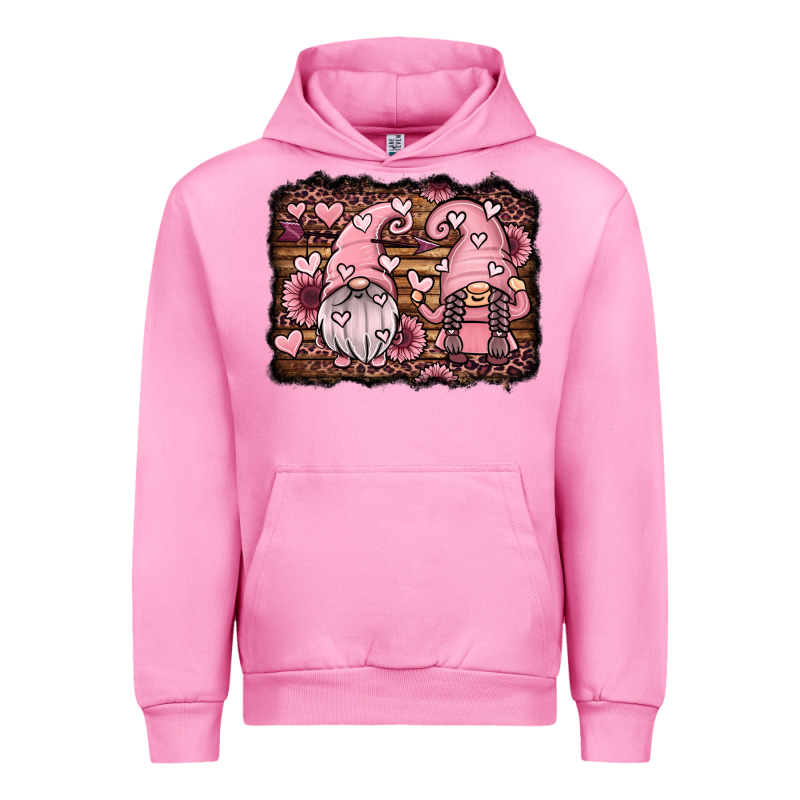 Valentines Day Gnomes Couple Urban Hoodie by Jasminsmagicworld | Teevron