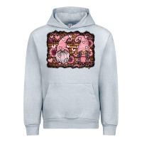 Heather Grey valentines day gnomes couple Urban Hoodie - Jasminsmagicworld
