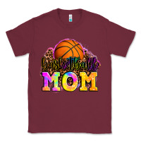 Burgundy basketball mom Classic Tee - OliviaCreatesArt