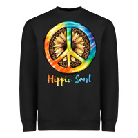 Black Hippie  Soul Heavyweight Sweatshirt - JahusDesignShop