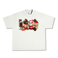 Pistachio Chocolate Love Coffee Cups Urban Heavy Tee - FaDigitalArtStudio