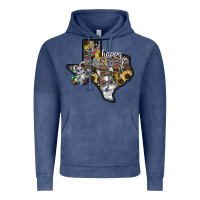 Vintage Denim Happy Easter Texas Vintage Hoodie - CowhideDigitalArt