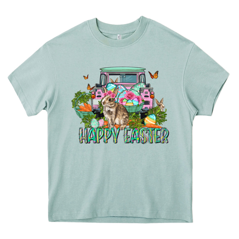 Happy Easter Day Heavy Core Tee by CowGirlArtShop | Teevron