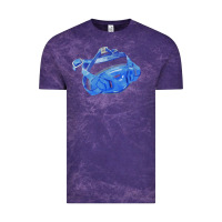 Cloud Purple Chin Guard Fa Element 1 Vintage Tee - FaDigitalArtStudio