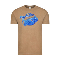 Vintage Coffee Chin Guard Fa Element 1 Vintage Tee - FaDigitalArtStudio