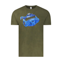 Vintage Olive Chin Guard Fa Element 1 Vintage Tee - FaDigitalArtStudio