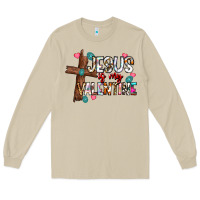 Mushroom jesus is my valentine Long Sleeve Tee - CowhideDigitalArt