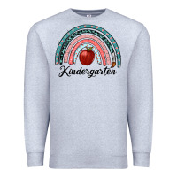 Heather Grey kindergarten rainbow Premium Sweatshirt - RanaPortraitStore