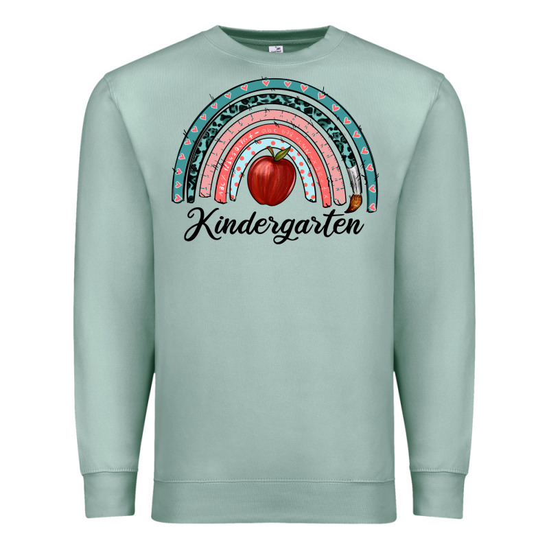Kindergarten Rainbow Premium Sweatshirt by RanaPortraitStore | Teevron