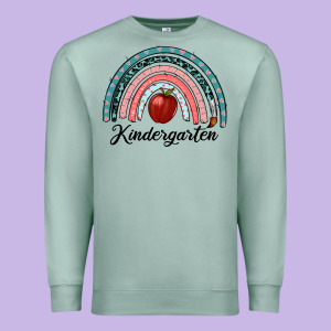 Kindergarten Rainbow Premium Sweatshirt Designed By Ranaportraitstore