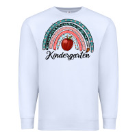 White kindergarten rainbow Premium Sweatshirt - RanaPortraitStore