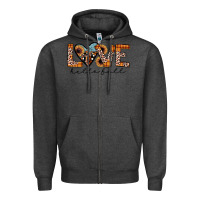 Charcoal Heather hello fall love Zipper Hoodie - JahusDesignShop