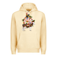 Pina Colada stacked christmas farm animals Premium Hoodie - Artiststas