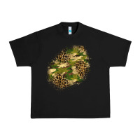 Black camouflage and leopard patch  5 Urban Heavy Tee - BundleAndBundleShop