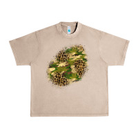 French Oak camouflage and leopard patch  5 Urban Heavy Tee - BundleAndBundleShop