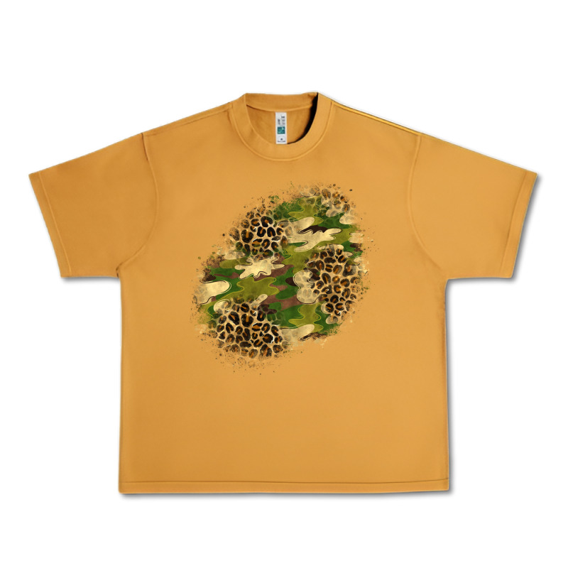 Camouflage And Leopard Patch  5 Urban Heavy Tee by BundleAndBundleShop | Teevron
