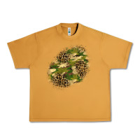 Peanut Butter camouflage and leopard patch  5 Urban Heavy Tee - BundleAndBundleShop